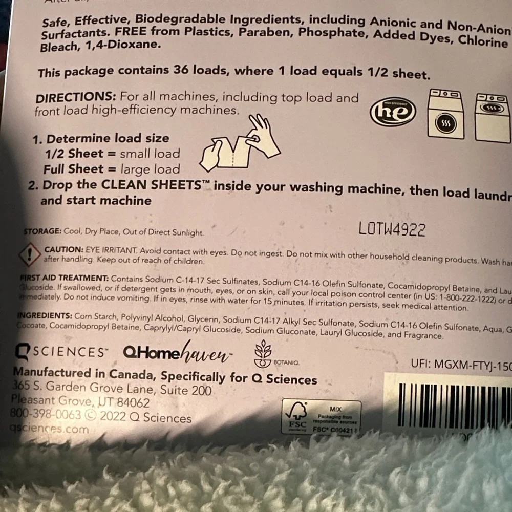 Home refresh Laundry wash.36 loads - Picture 4 of 10